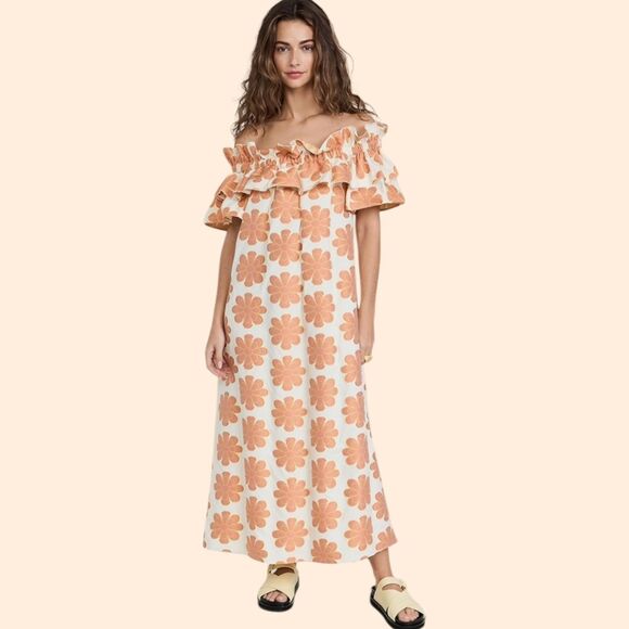 La DoubleJ Breakfast Maxi Dress - Picture 1 of 10